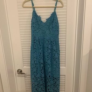 ASTR the Label lace midi dress